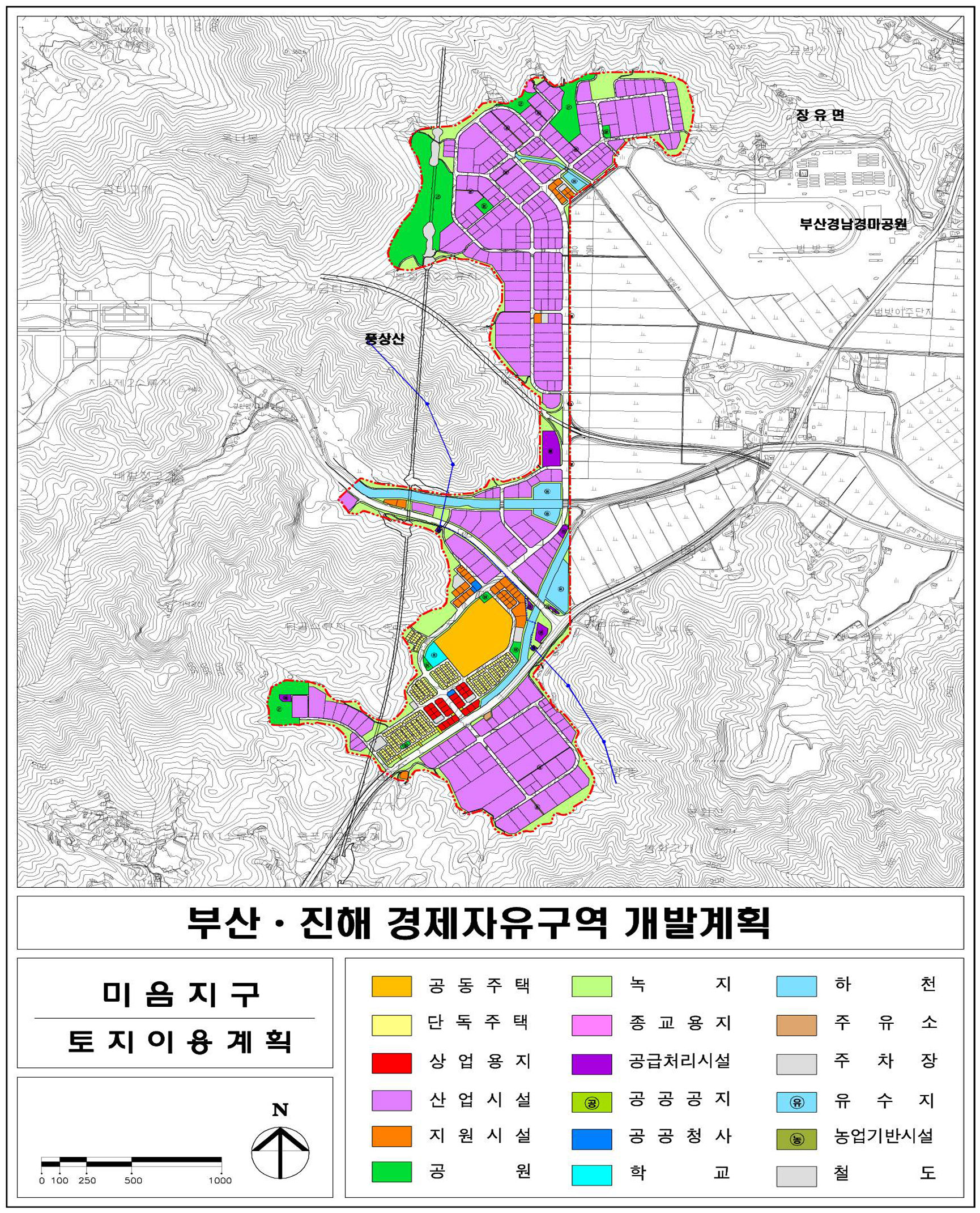 미음산업단지 도면